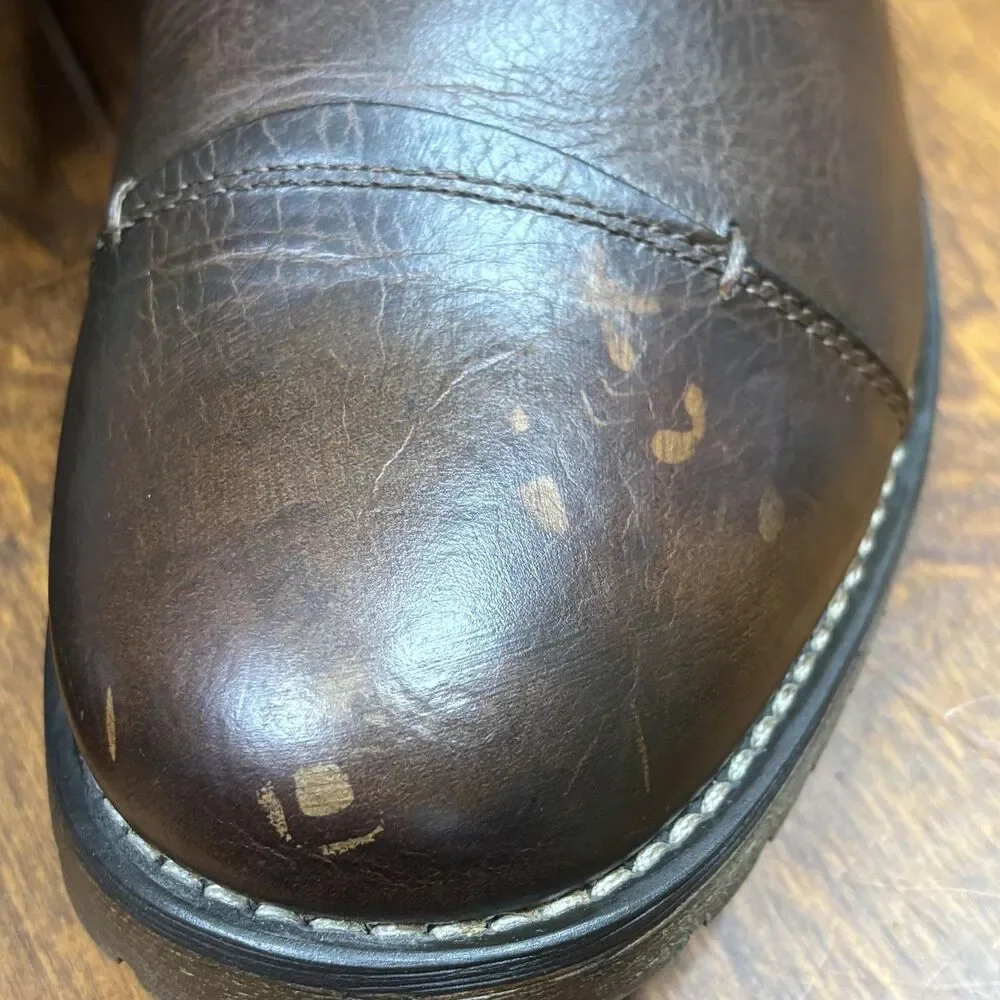 Bed Stu Shoes‎ Mens Size 9.5 Brown Leather Suede Cap Toe Oxford Lace Up Casual
